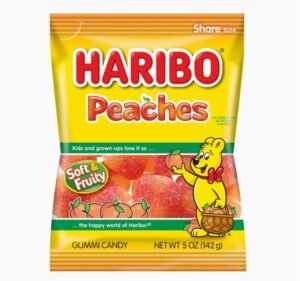 Haribo Happy Peaches Gummies