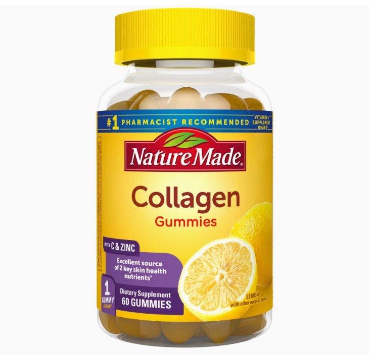 Nature Made Collagen Gummies with Vitamin C, Zinc and Biotin, Hydrolyzed Collagen Peptides Supplement for Healthy Skin Support, 60 Gummies, 60 Day Supply Visit the Nature Made Store out of 5 stars