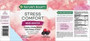 Nature’s Bounty Stress Comfort :Calm Gummies supplements